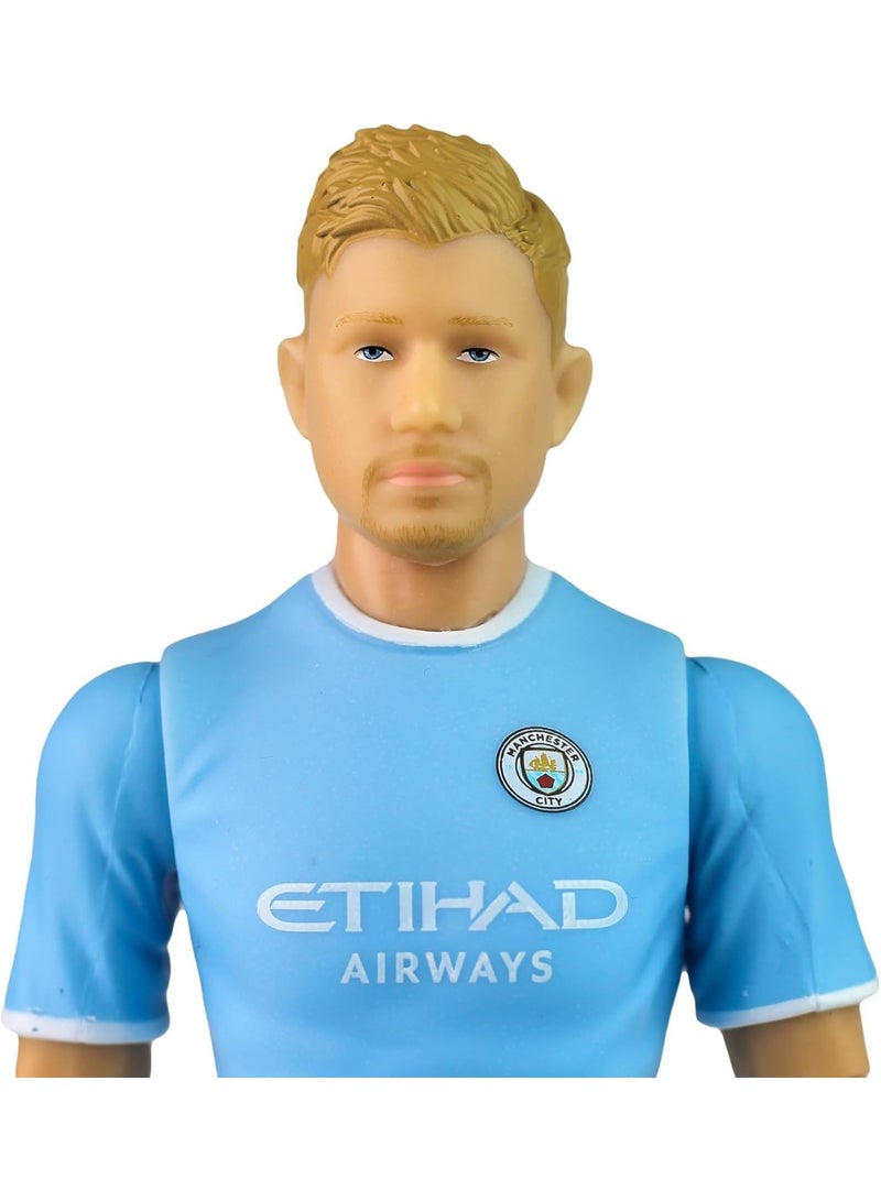 Sockers- Manchester City F.C. Kevin De Bruyne 8" Collectible Soccer Action Figure - Image 3